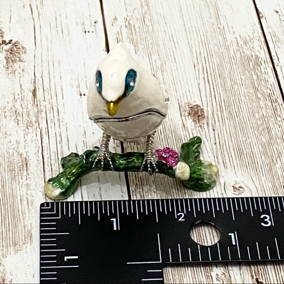 Art Form Bali Starling Bird Enamel Trinket - Picture 9 of 14